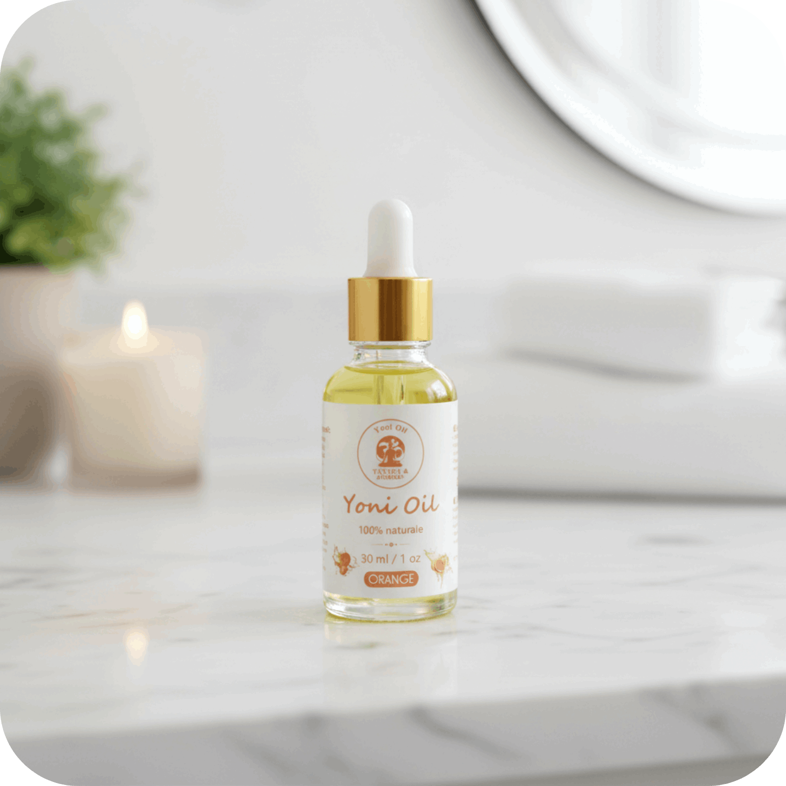 Olio Yoni all'Arancia