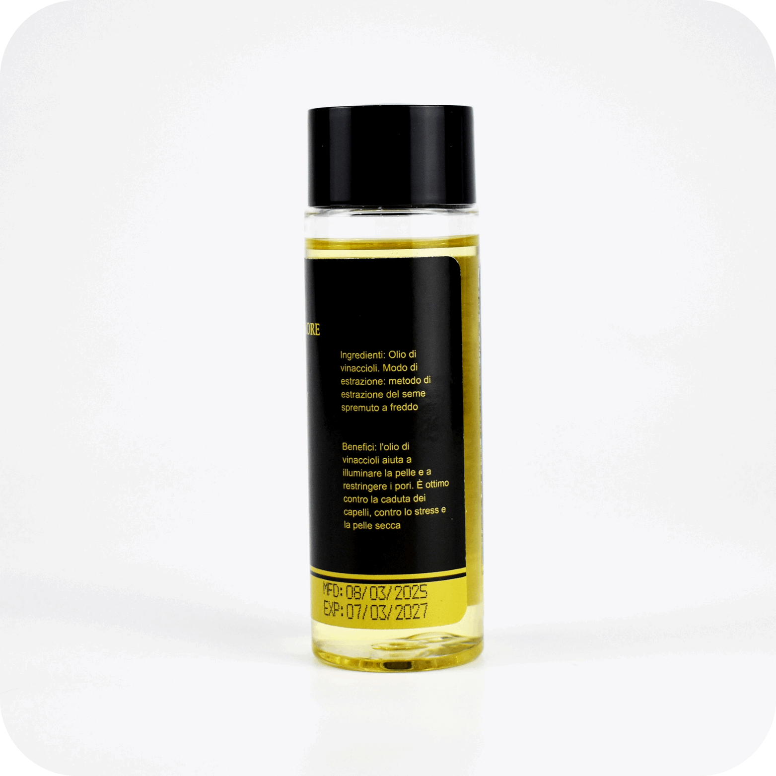 Olio di vinaccioli (Vettore e Massaggi)